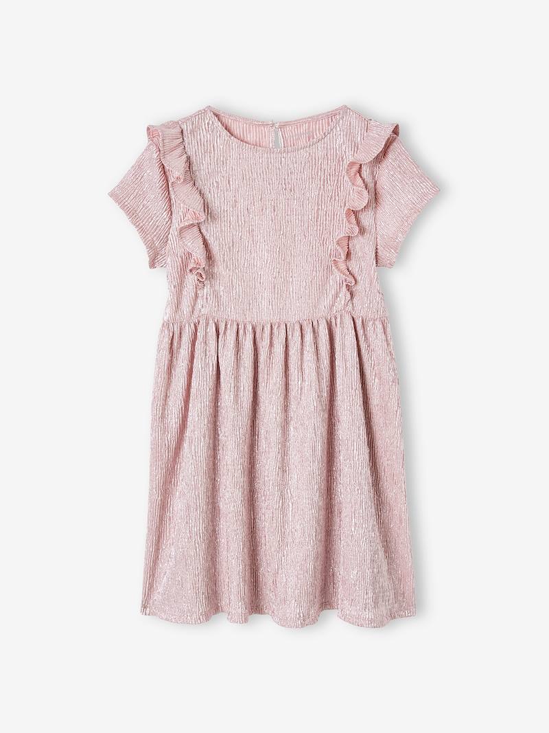 Occasion Wear Dress in Fancy Iridescent Fabric, for Girls - shimmery ...