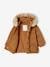 Lined Padded Jacket with Hood for Babies indigo+turmeric 