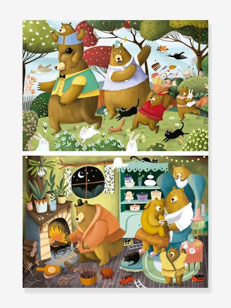 Forest Tales 2x20 Puzzles - EDUCA BORRAS green 