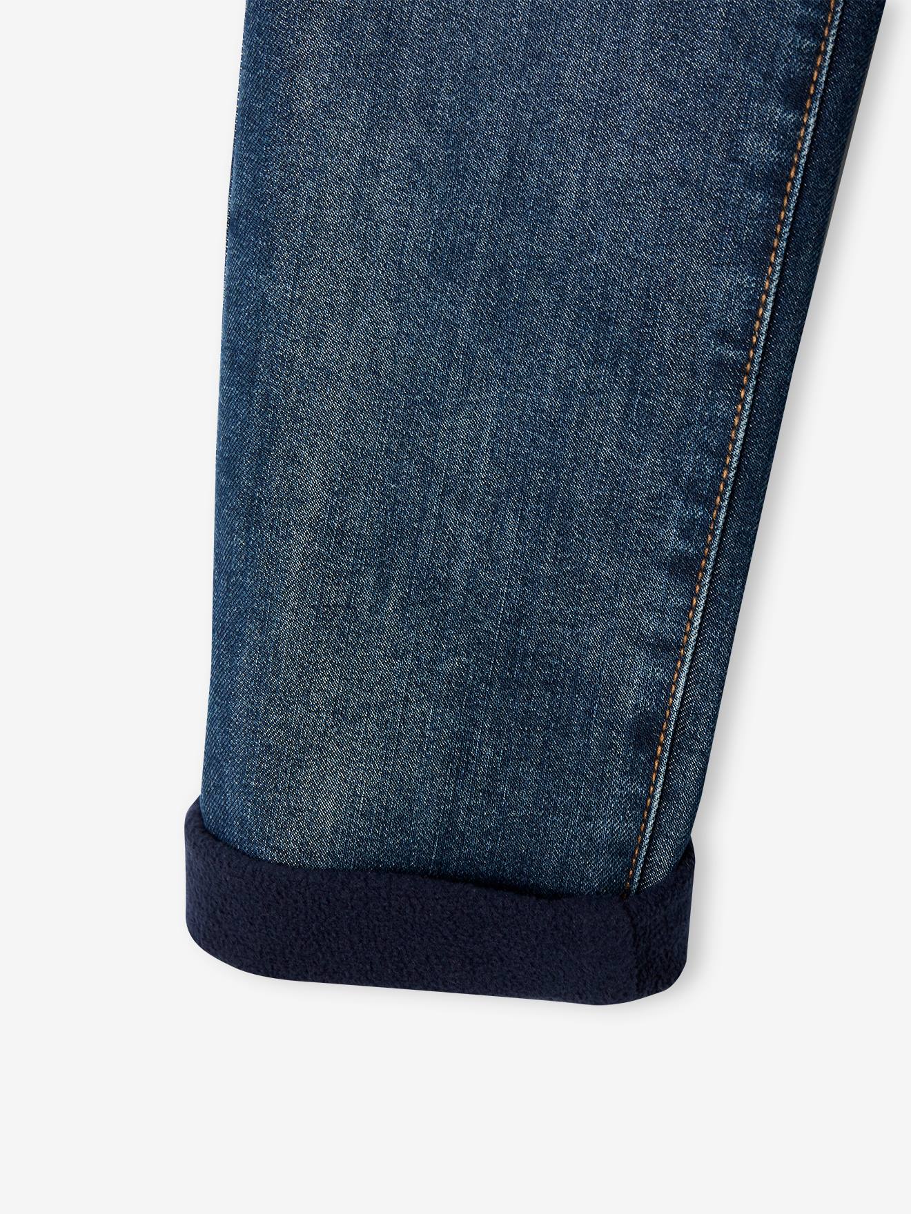 Skinny jeans with fleece 2024 lining