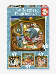 Toys-Educational Games-Progressive Forest Tales Puzzles, 12/25 - EDUCA BORRAS