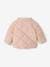 Padded Jacket with Removable Hood for Babies pale pink 