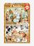 Forest Tales 2x48 Puzzles - EDUCA BORRAS brown 