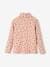 Polo Neck Top in Rib Knit for Girls multicoloured+rosy 