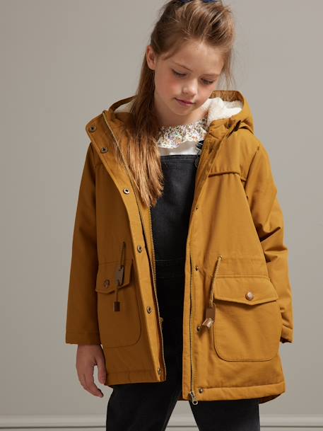 3-in-1 Parka for Girls, by CYRILLUS hazel 