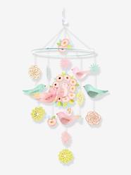 Bedding & Decor-Decoration-Birds & Flowers Mobile in Paper - DJECO