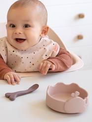 Nursery-Mealtime-Bowls & Plates-Silicone Stick & Stay Bowl & Spoon, Wally by DONE BY DEER