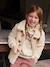 Warm Coat in Sherpa with Toggles for Girls ecru 