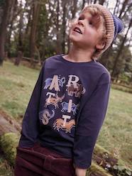 Prehistoric Artist Top with Embroidered Details for Boys