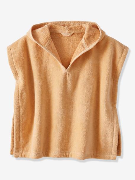 Bathing Poncho for Babies, Animal apricot+beige+ochre 