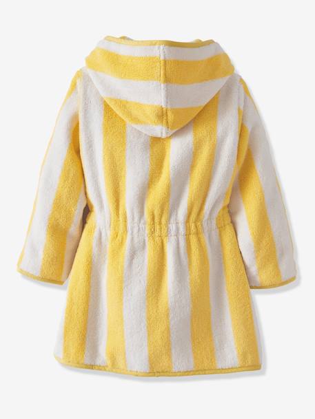 Striped Bathrobe for Children, Transat striped green+striped violet+striped yellow 