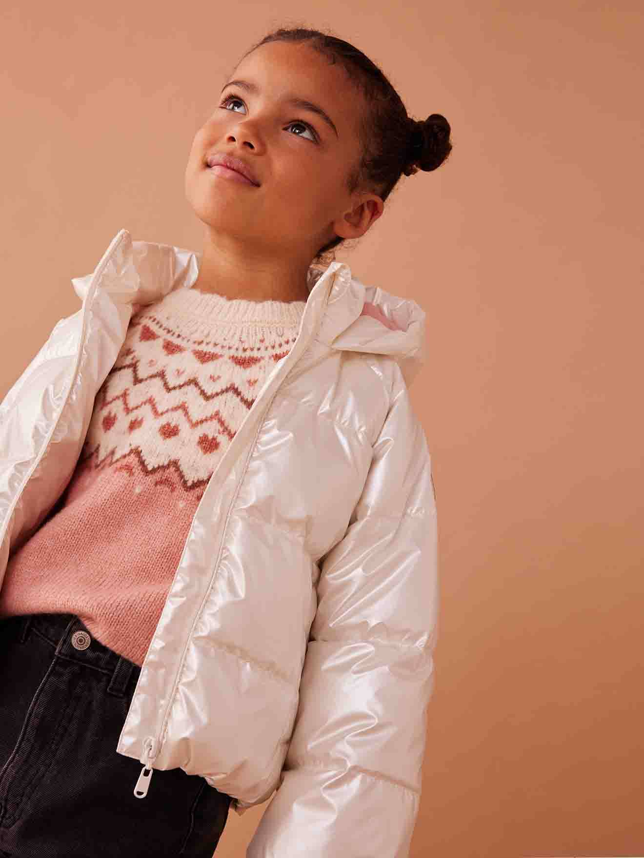 Girls fleece deals lined jacket