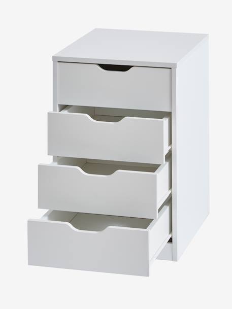 Desk Unit, 4 Drawers white 