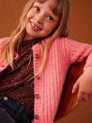 Loose-Fitting Soft Knit Cardigan for Girls