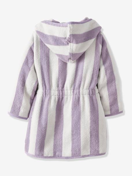 Striped Bathrobe for Children, Transat striped green+striped pink+striped violet+striped yellow 