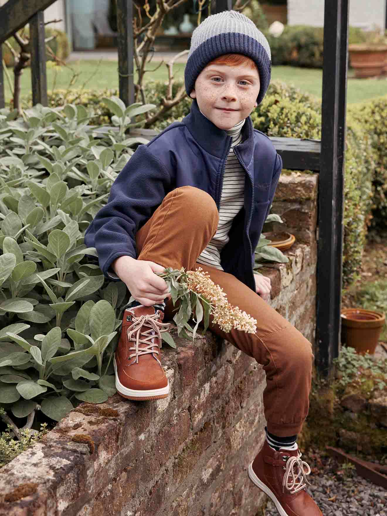 Kids sale navy fleece