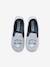 Elasticated Slippers in Canvas for Children marl grey+night blue+printed blue 