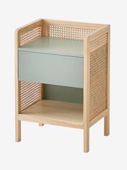 Bedroom Furniture & Storage-Furniture-Straw Bedside Table, Poetry