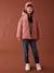 Padded Coat with Hood & Sherpa Lining for Girls blush 