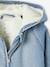 Denim Jacket with Hood & Sherpa Lining for Boys double stone 