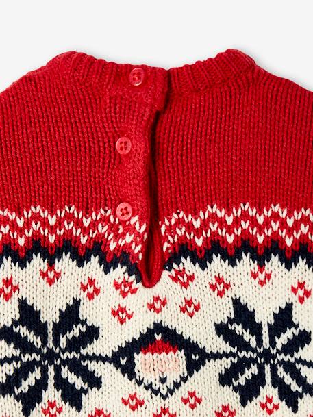 Christmas Special Jacquard Knit Jumper for Babies, Family Capsule Collection red 