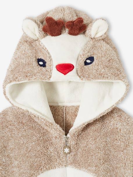 Reindeer Onesie for Adults, Family Capsule Collection marl beige 