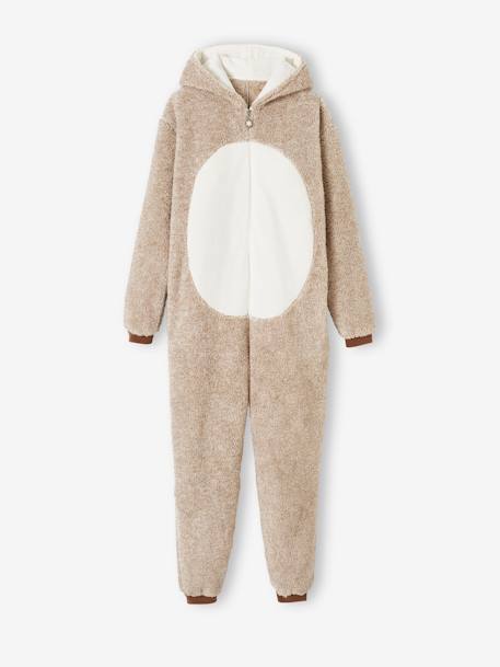 Reindeer Onesie for Adults, Family Capsule Collection marl beige 