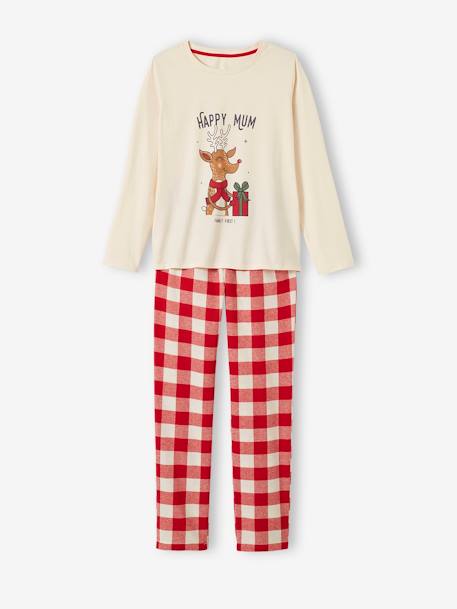 Christmas Pyjamas for Women, 'Happy Family' Capsule Collection ecru 