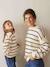 Striped Dual Fabric Jumper, Capsule Collection Mum-Daughter-Baby ecru 