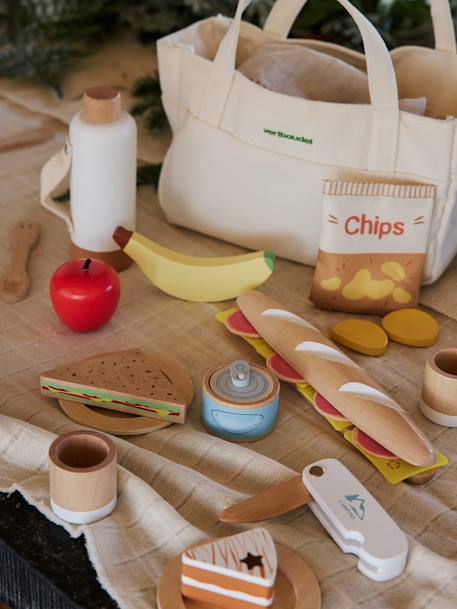 Picnic Set in Certified Wood caramel 