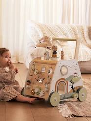 Toys-Baby & Pre-School Toys-Ride-ons-Walker with Several Activities in FSC® Wood, Tanzania