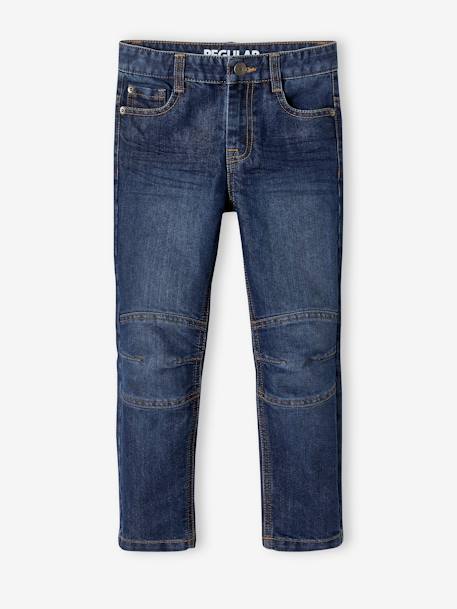 NARROW Hip, MorphologiK Indestructible Straight Leg 'Waterless' Jeans BLUE DARK SOLID+BLUE DARK WASCHED 