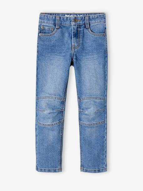 NARROW Hip, MorphologiK Indestructible Straight Leg 'Waterless' Jeans BLUE DARK SOLID+BLUE DARK WASCHED 