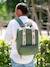 Changing Backpack, Family Club Signature by CHILDHOME black+ecru+green 