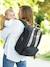 Changing Backpack, Family Club Signature by CHILDHOME black+ecru+green 