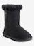 Girls' Boots with Fur Black 