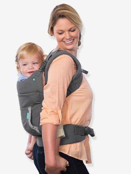 Cuddle Up Baby Carrier, by INFANTINO grey+ORANGE DARK 2 COLOR/MULTICOL 