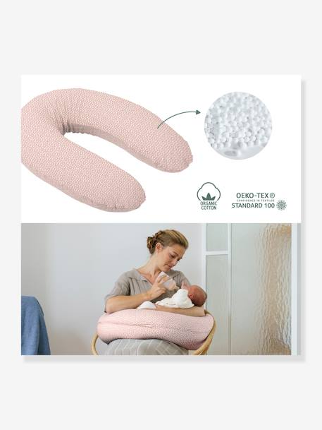 Doomoo Buddy Cushion for Nursing, by BABYMOOV beige+Dark Beige+Grey/Print+rose+terracotta 