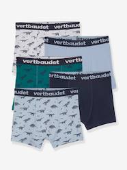 -Pack of 5 Stretch Boxers for Boys, Dinosaurs