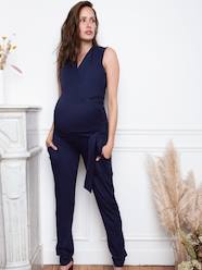 Post-Pregnancy Leggings - navy blue