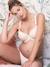 Maternity & Nursing Special Bra, Lined in Organic Cotton, Icone by ENVIE DE FRAISE beige+white 