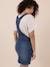 ENVIE DE FRAISE Denim Dungaree-Dress for Maternity stone 