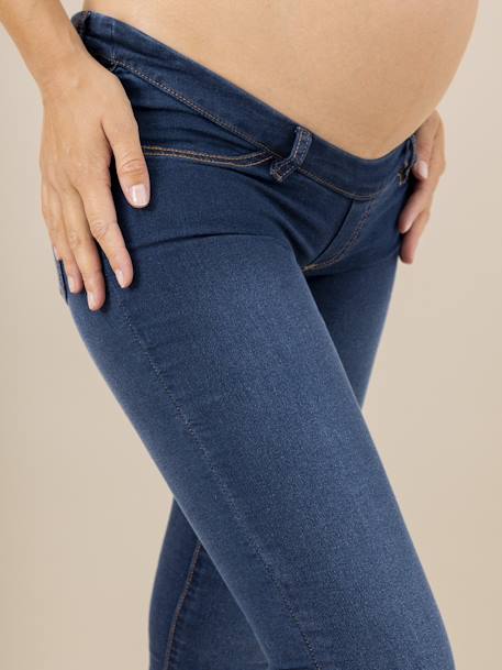 Slim Leg Jeans for Maternity, Bandless, Classic by ENVIE DE FRAISE denim blue 