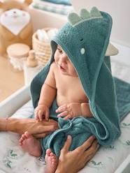 Bedding & Decor-Bathing-Bath Capes-Bath Cape + Mitt, Dragon