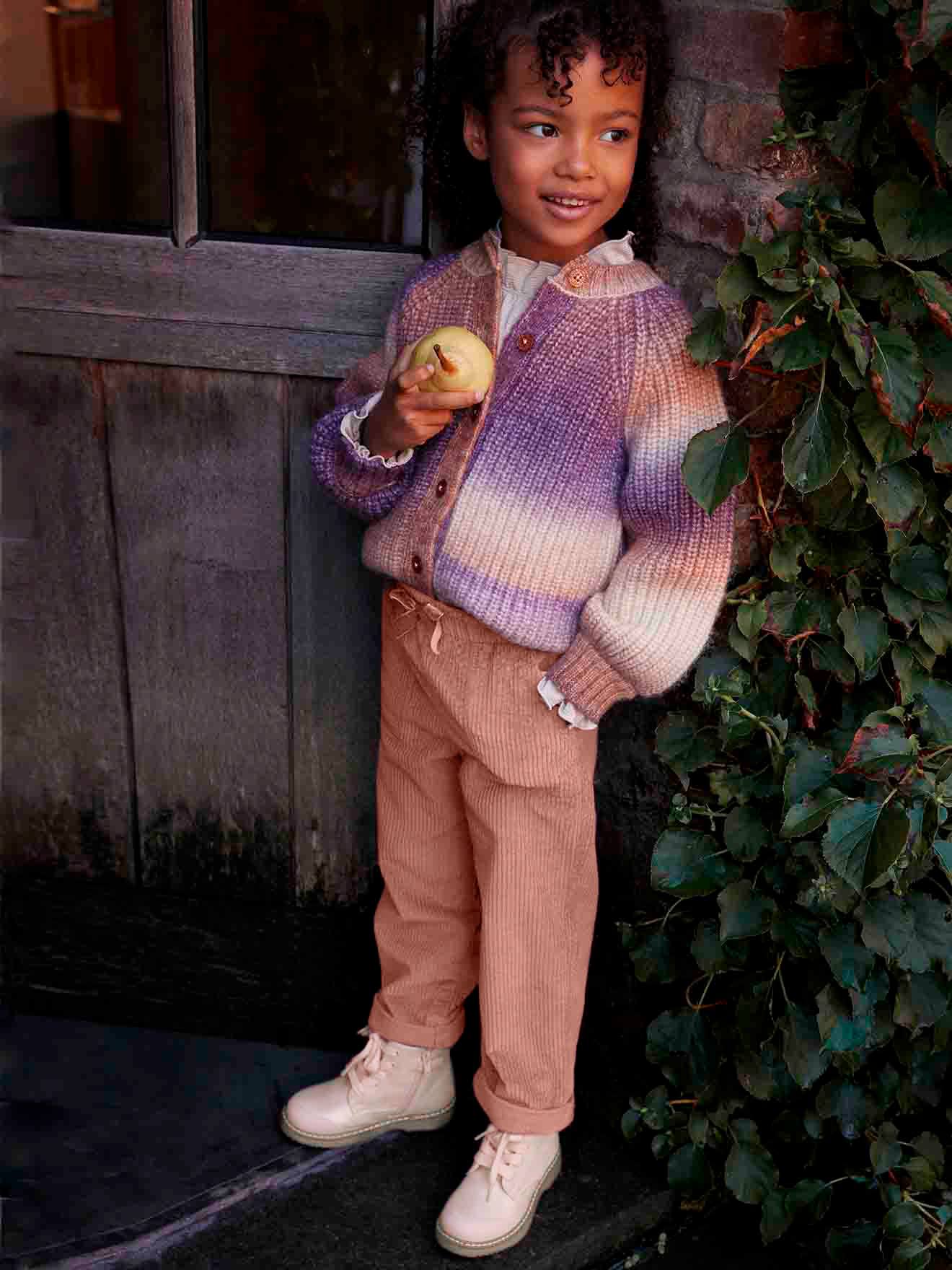 Girls top fluffy sweater