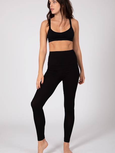 High Waist Leggings for Maternity, Eco-Friendly black 