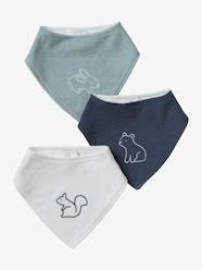 Set of 3 Bandana Bibs in Towelling