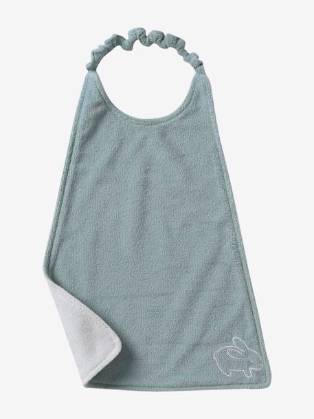 Set of 3 Large Bibs grey blue 