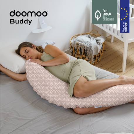 Doomoo Buddy Cushion for Nursing, by BABYMOOV beige+Dark Beige+Grey/Print+rose+terracotta 