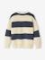 Jumper with Wide Stripes for Boys striped navy blue 